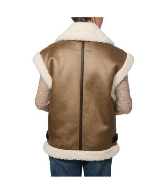 Women's Faux Shearling Vest