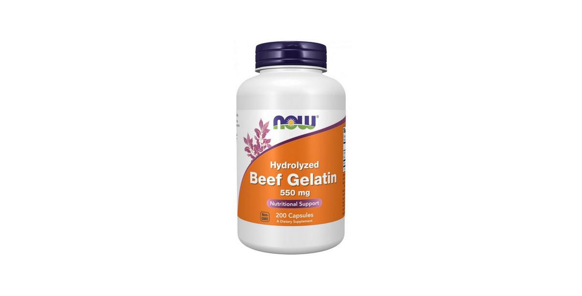 Beef Gelatin Hydrolyzed, 550 mg, 200 Caps