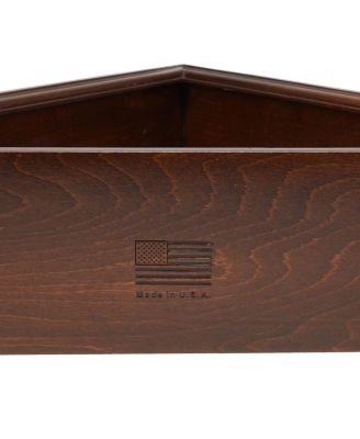 Small Wooden Flag Holder - Made in USA