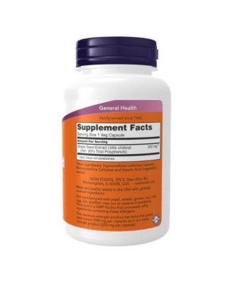Grape Seed Extract ,500 mg ,90 VegCaps