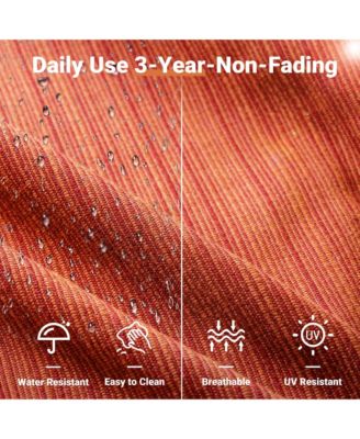 Outdoor Patio Furniture Set,8 Pieces Rattan Outdoor Sectional Cozy Sofa,Patio Conversation Sets with Swivel Chairs and Solar Coffee Table