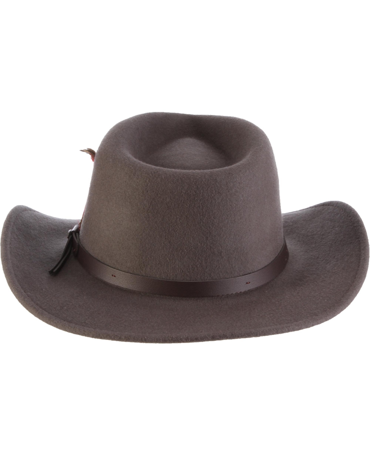 Scala Men's Crushable Felt Outback Hat In Brown