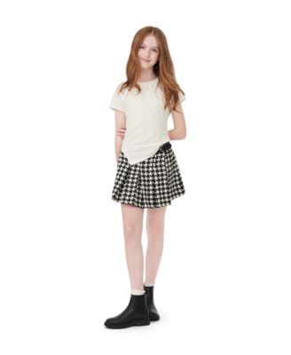 Big Girls Studded Asymmetrical T-Shirt