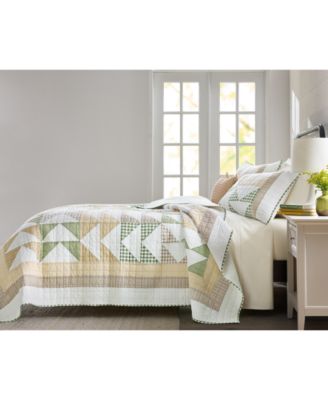 Woodland Patchwork 3-Pc.Quilt Set, Full/Queen, Macy's Exclusive