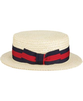 Men's Straw Boater Hat