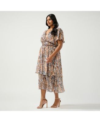 Bellarosa Floral V-Neck Dress