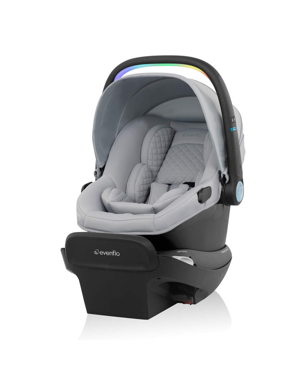 Evenflo Baby Revolve 180 Litemax Nxt Car Seat In Gray