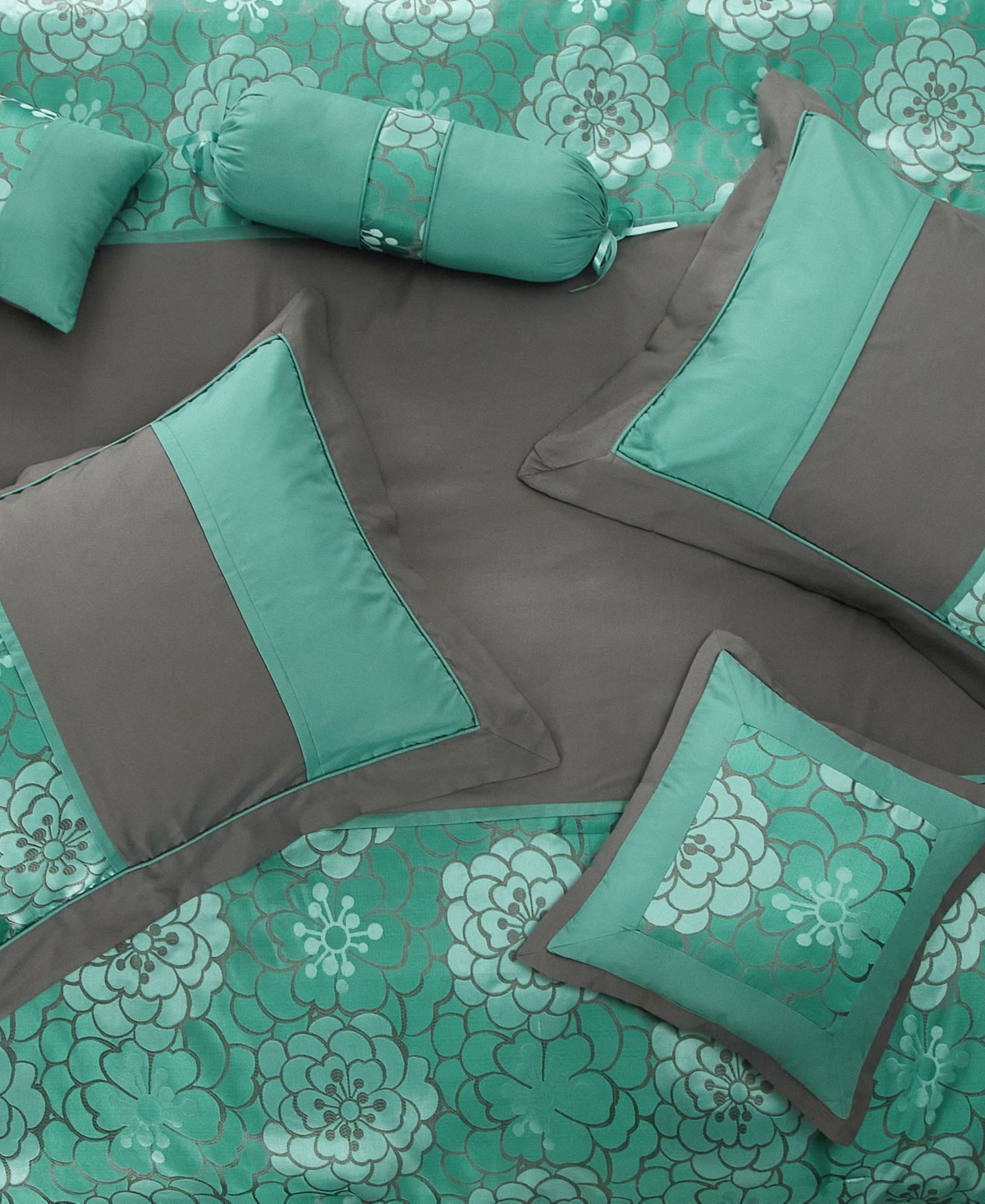 Stratford Park Sibyl Jacquard 7-pc. Comforter Set, King In Blue