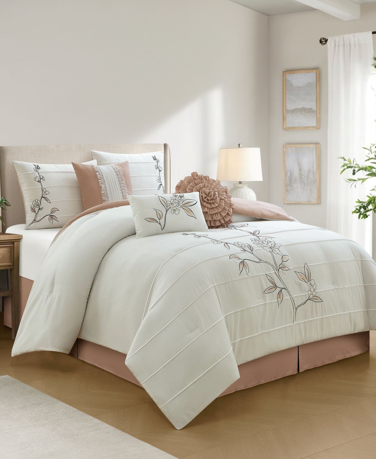 Stratford Park Mona 7-Piece Comforter Set, California King