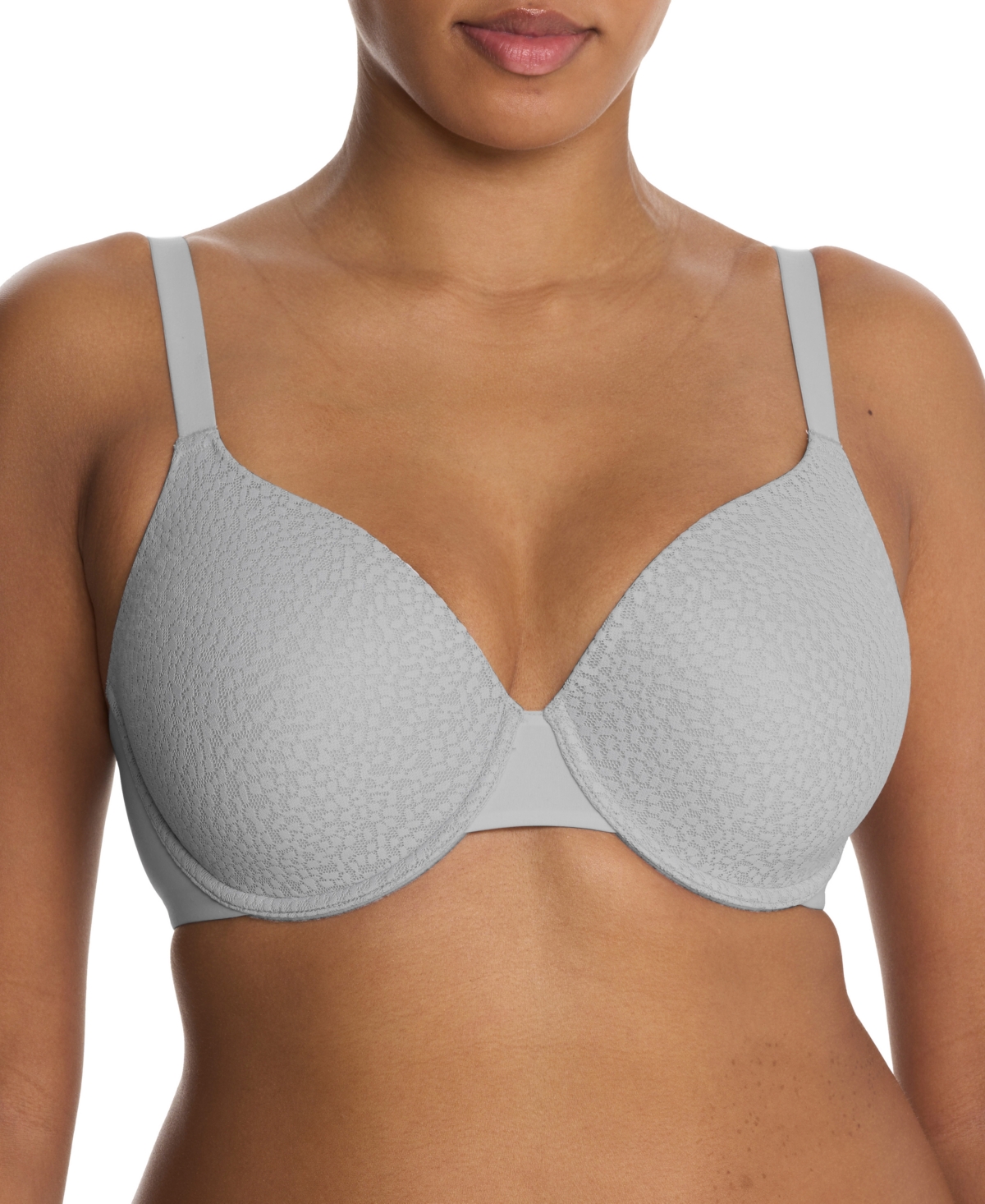Natori Comfort Evolution Full Fit Memory Foam Convertible Bra In Gray