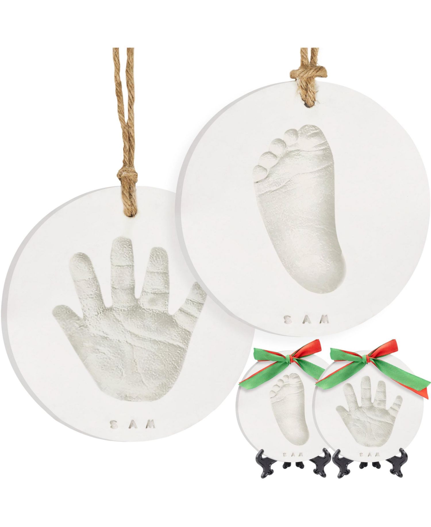 Cherish Baby Hand and Footprint Kit, Dog Paw Print Kit, Baby Handprint Ornament Kit for Newborn, Babies, Boys, Girls