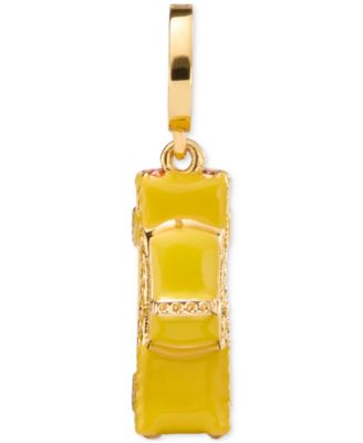 Gold-Tone One In A Million Taxi Charm