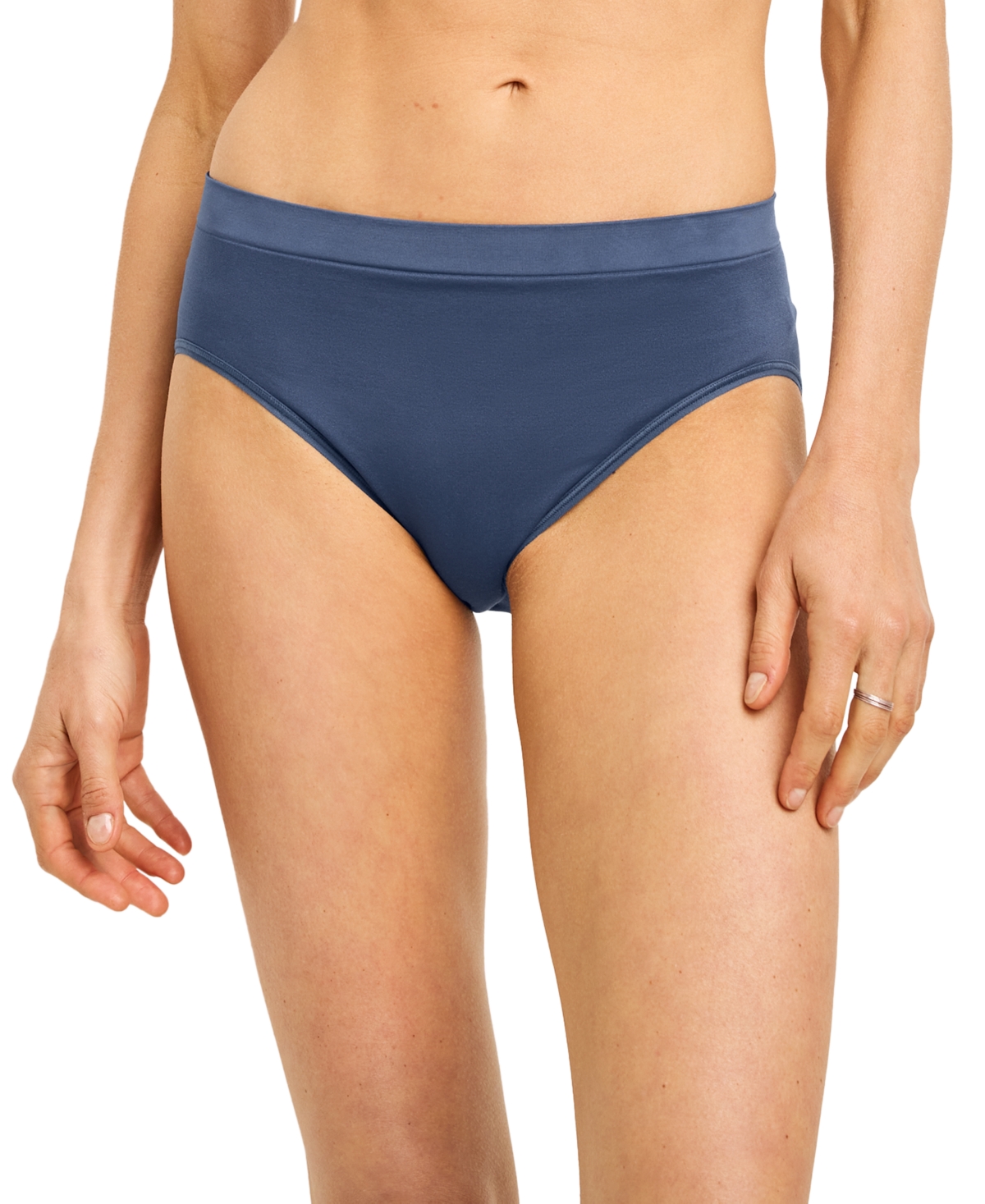 Jockey Women's Seamfree Hi-cut Stretch Underwear 3788 In Blue