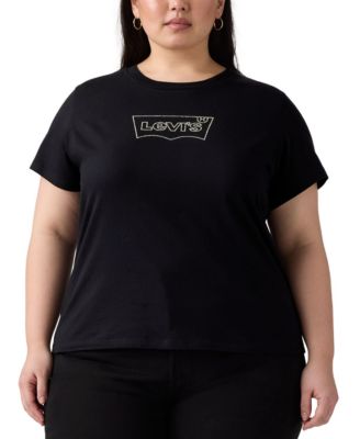 Levi's - Plus Size Cotton Perfect Studded Logo T-Shirt