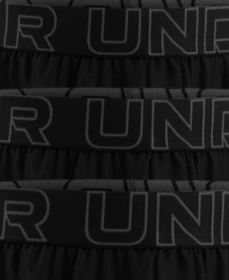 Men's 3-Pk. Solid Performance Tech Mesh 6" Boxers