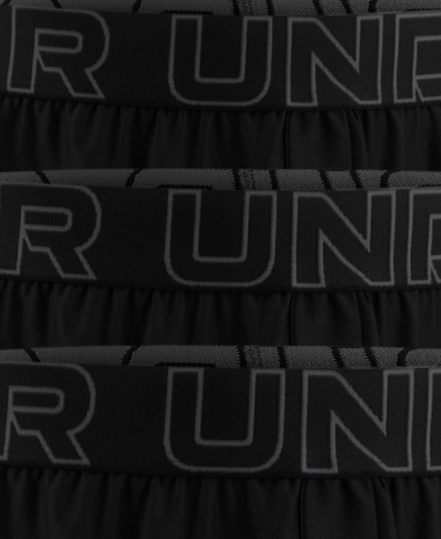 Трусы-боксеры Tech для мужчин, сетка — Under Armour, цвет: Чёрный — фото 3