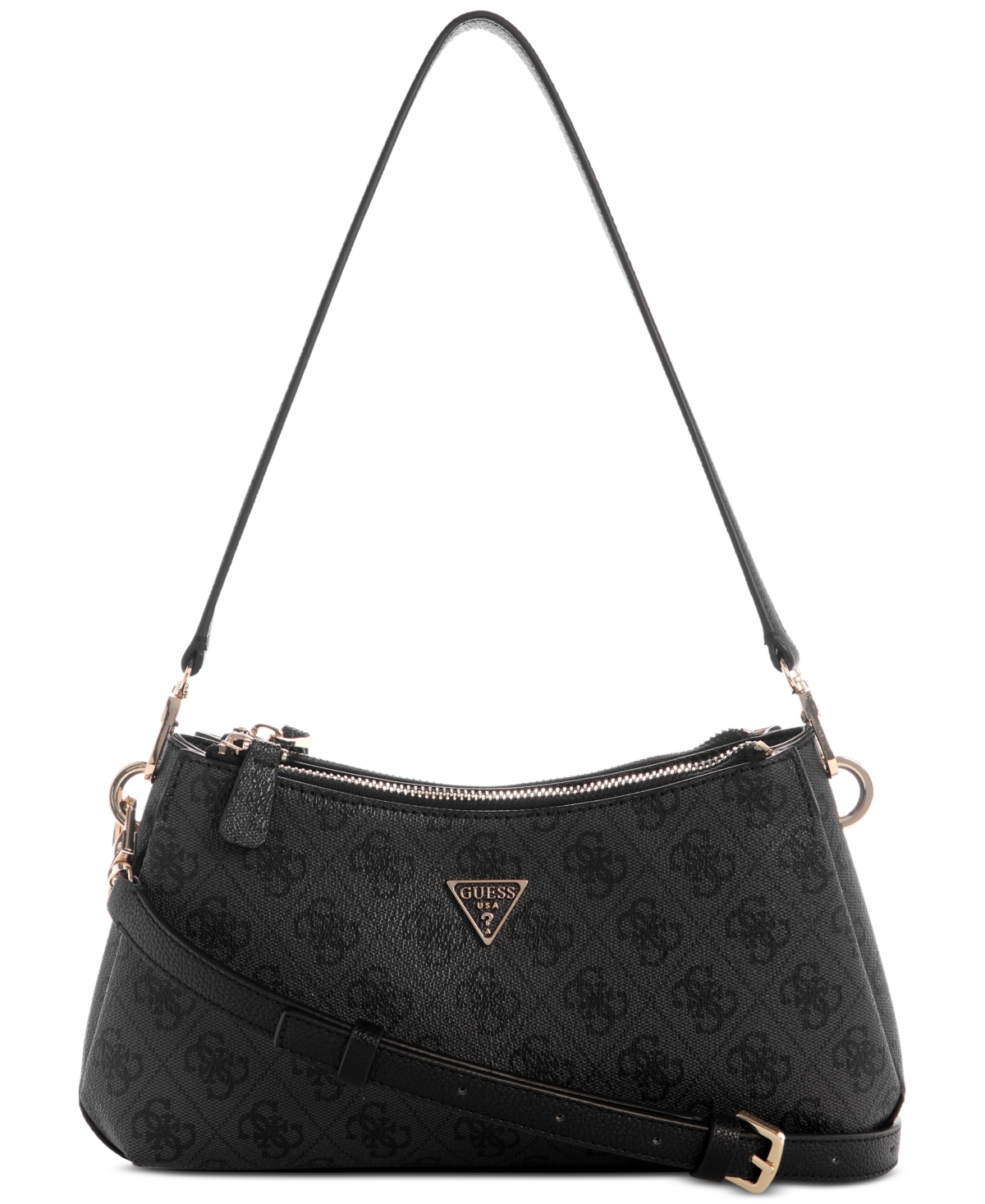 Guess Noelle Ii Small Three Compartment Crossbody In Gray