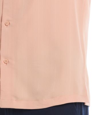 Men's Jacquard Button-Down Shirt