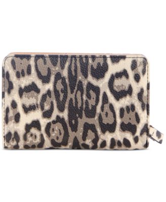 Boxed Tinsley Leopard Print French Wallet