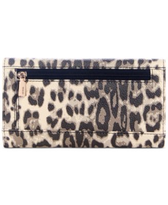 Boxed Tinsley Leopard Print Slim Clutch