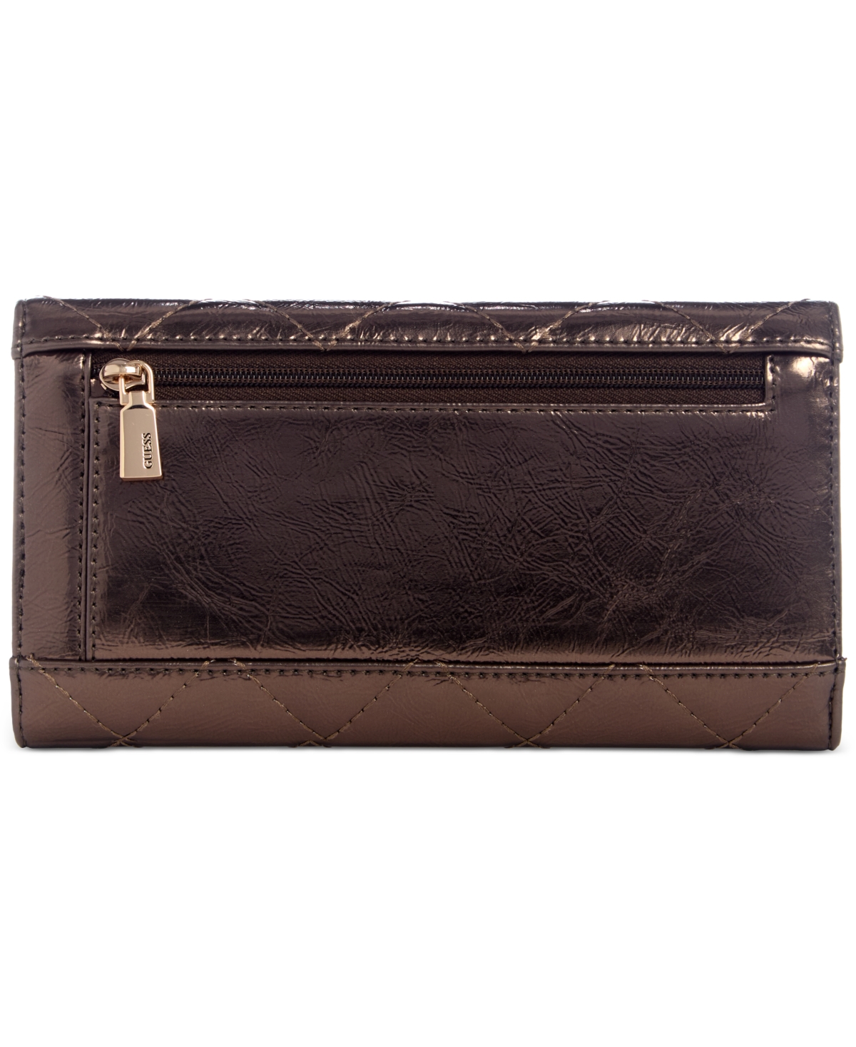 Guess Tinsley Quilted Slim Clutch In Multi