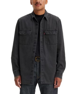 Levi's - Men's Jackson Worker Relaxed-Fit Plaid Shirt Jacket