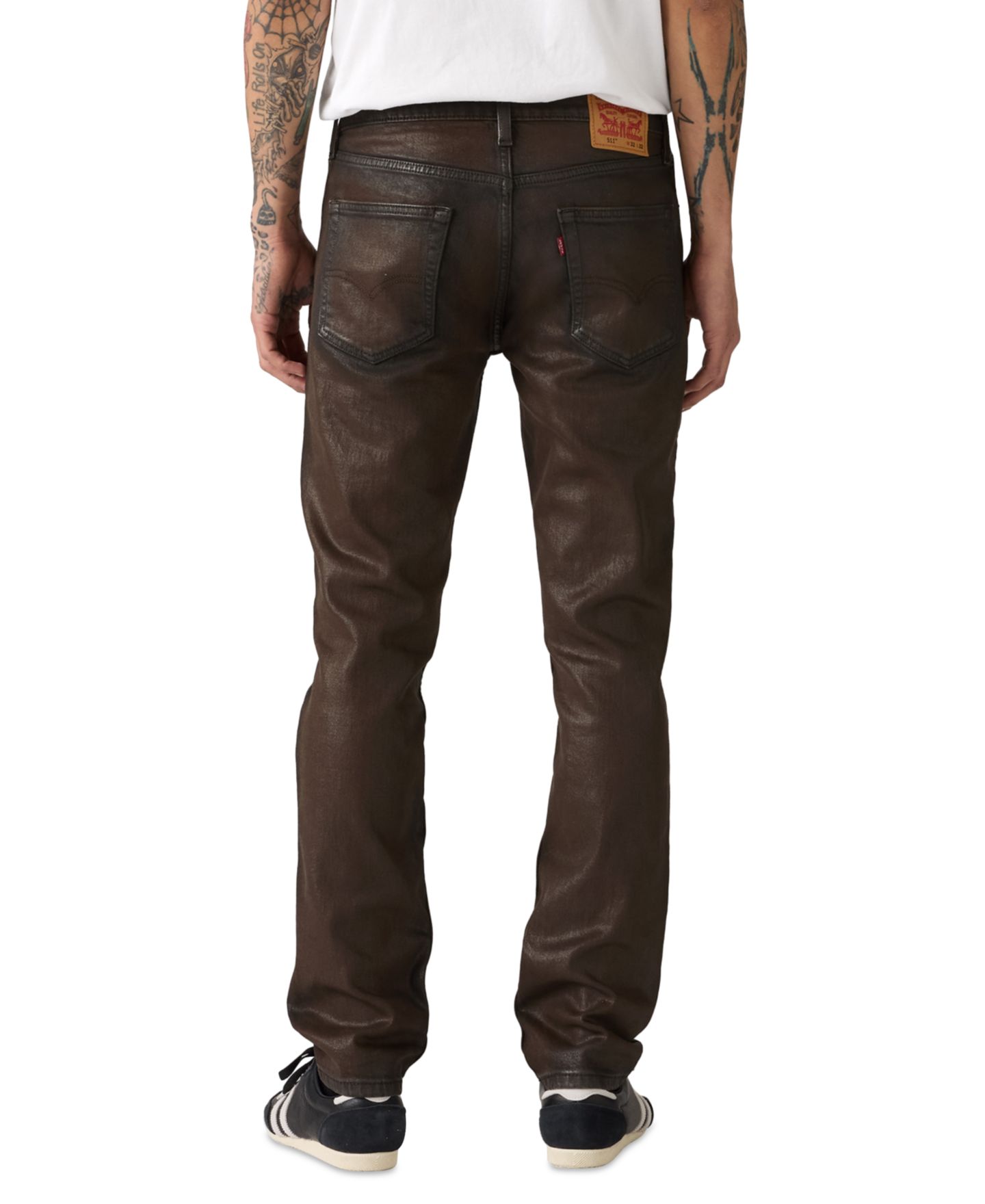 Мужские джинсы Levi's 511 Slim-Fit, цвет: Кофейный — фото 3