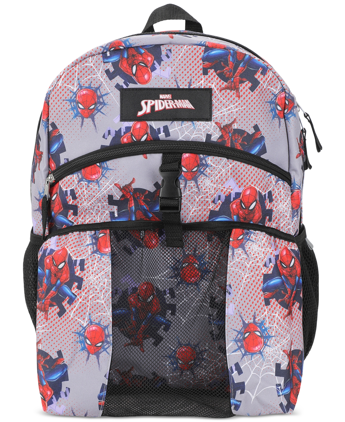 Spider-man Toddler & Little Kids Backpack & Lunch Bag Set In Gray