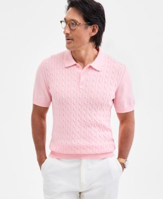 Club Room - Men's Regular-Fit Sweater-Knit Polo Shirt