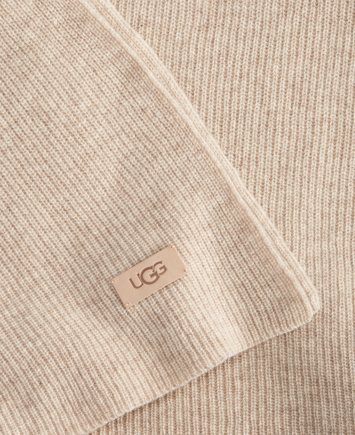 Ugg Luxe Wool & Cashmere Blanket Scarf In Neutral