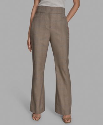 Women's Plaid Trousers