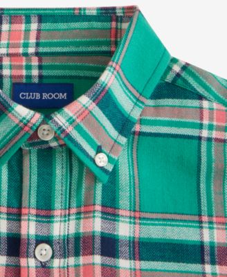 Men's Vine Plaid Button-Down Flannel Shirt, Macy's Exclusive