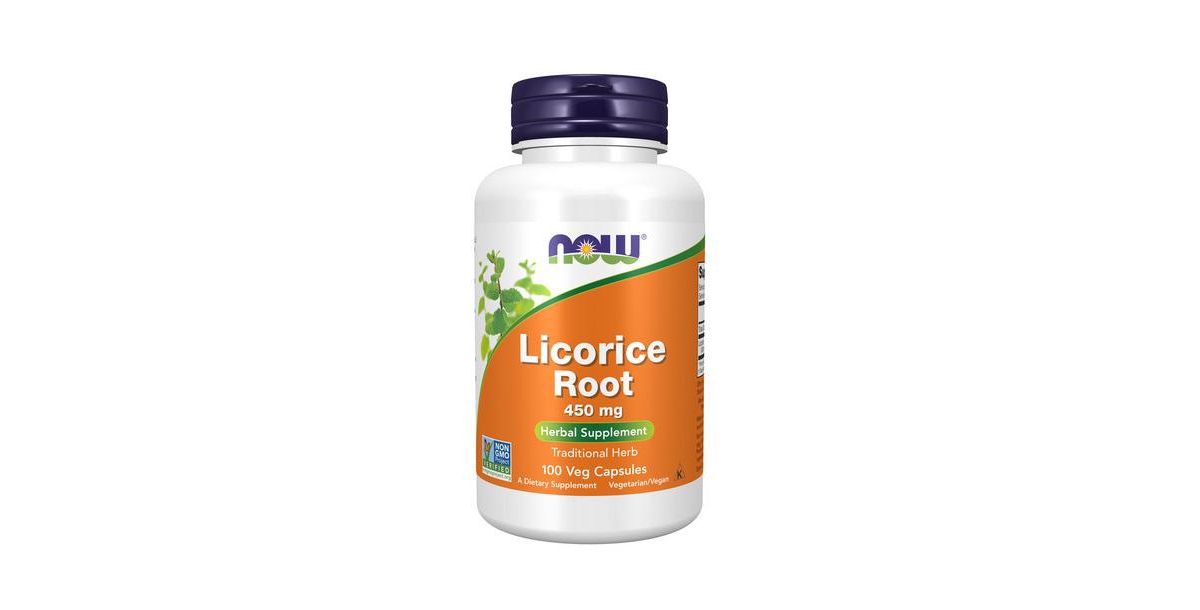 Licorice Root ,450 mg ,100 Caps