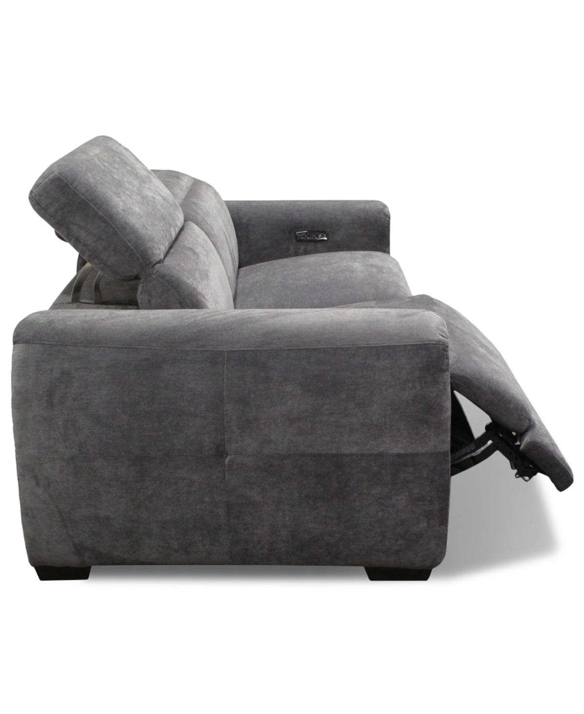 Macy's Brownell 2-pc.sofa Sectional With 2 Power Motion Chairs, Exclusively At  In Gray