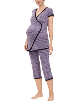 Maternity kimi + kai Luna Nursing 2-Piece Pajama Set