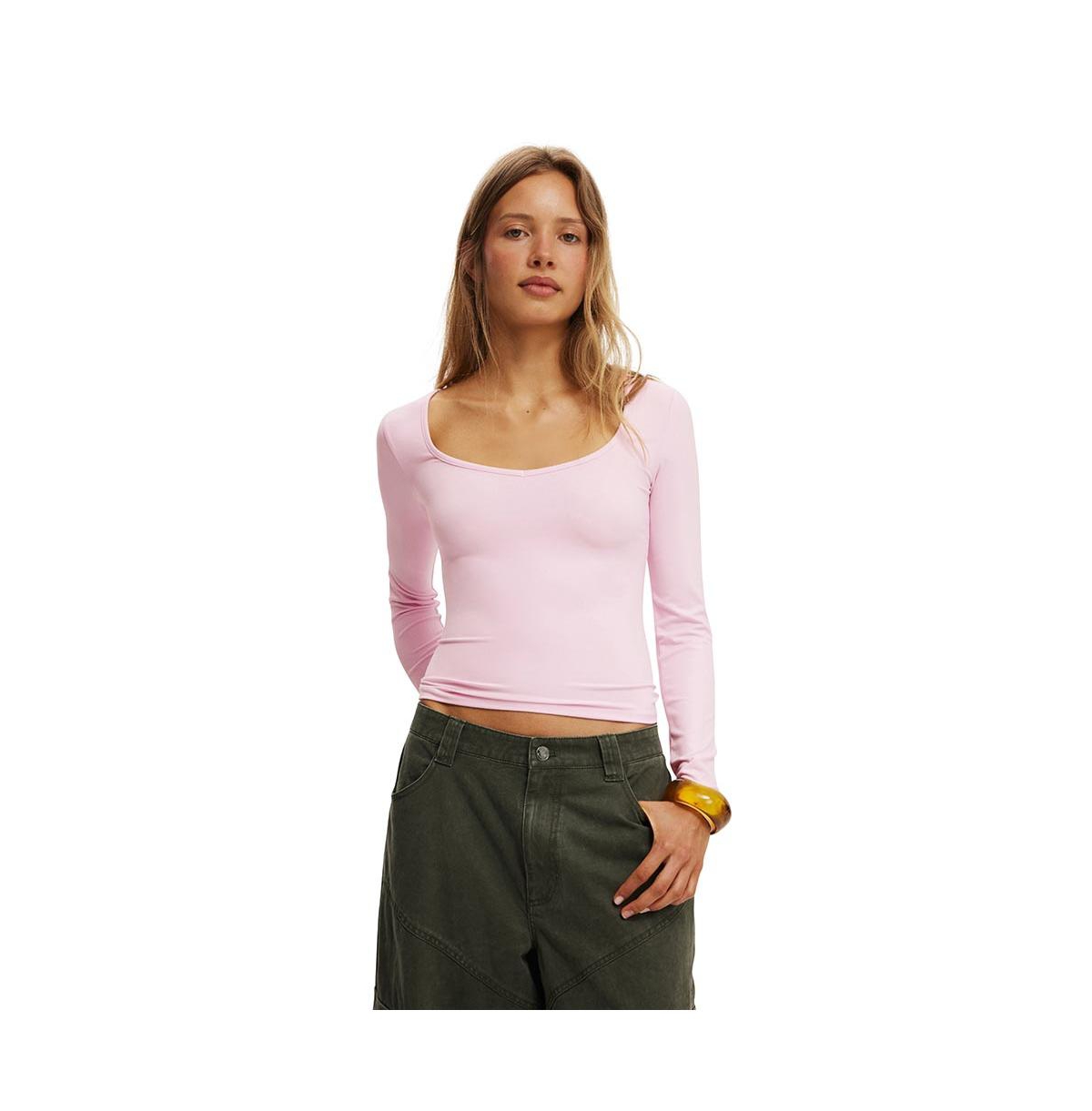 Women's Hold Me Long Sleeve - Babydoll