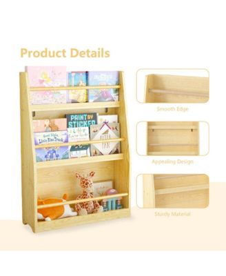 3 Tier Kids Book Shelf, Kids Book Rack, Helps Keep Bedrooms, Playrooms, and Classrooms Organized