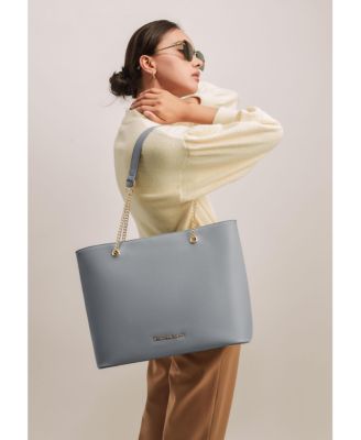 Women Large Tote Metal straps Victoria Hyde Torrans