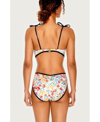 Women's White Bloom One-Piece Swimsuit