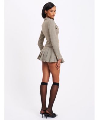 Women Oaklyn Plaid Pleated Mini Skort