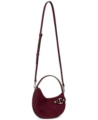 Mini Suede Tasha Crossbody Bag