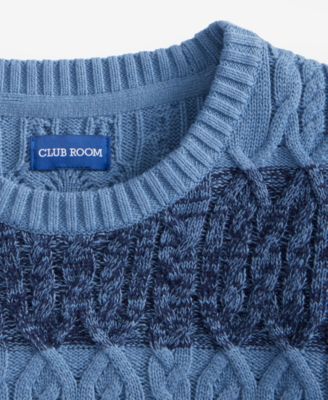 Men's Marled Cable-Knit Crewneck Sweater, Macy's Exclusive