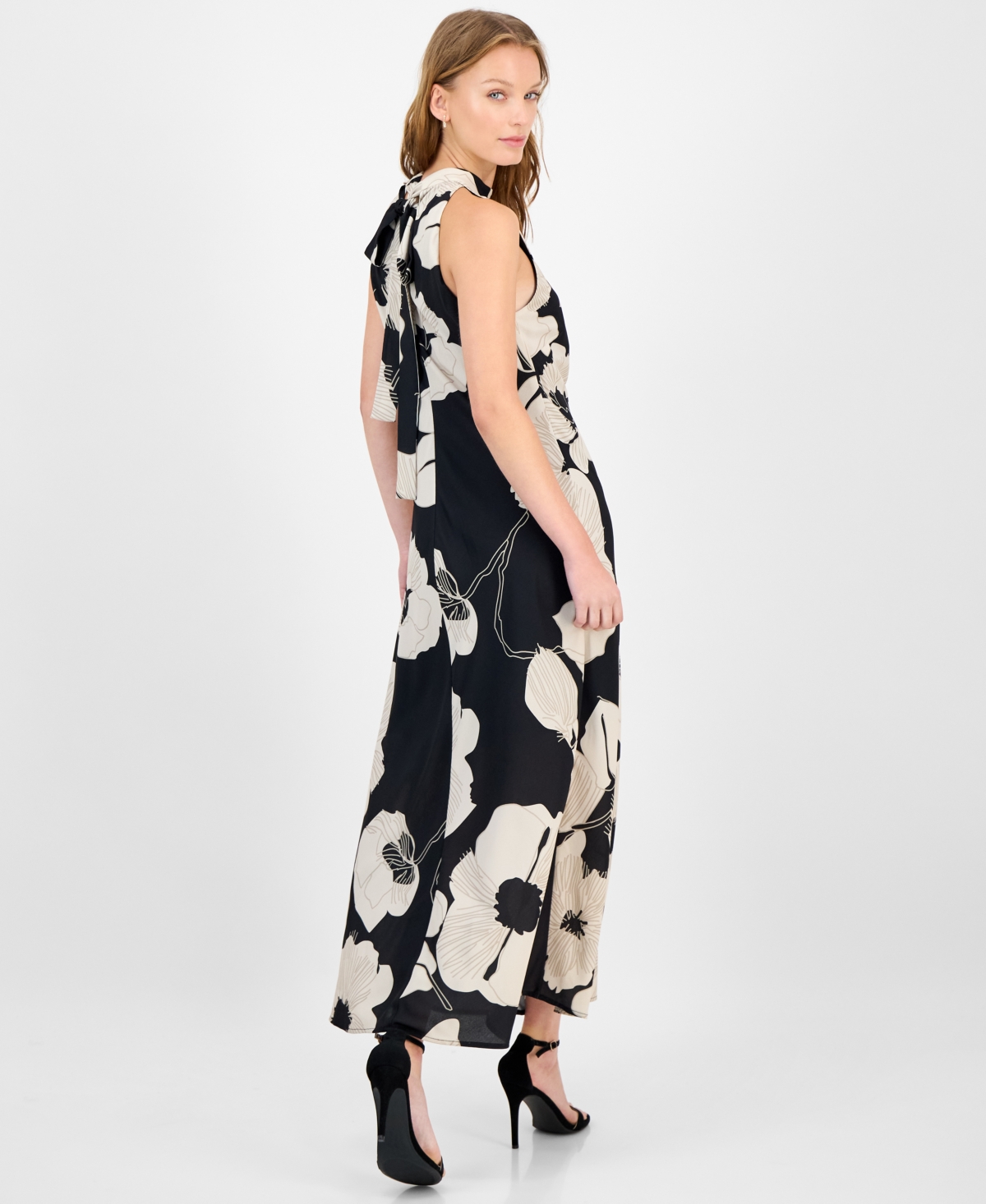 Sam Edelman Women's Oversized Floral A-Line Dress