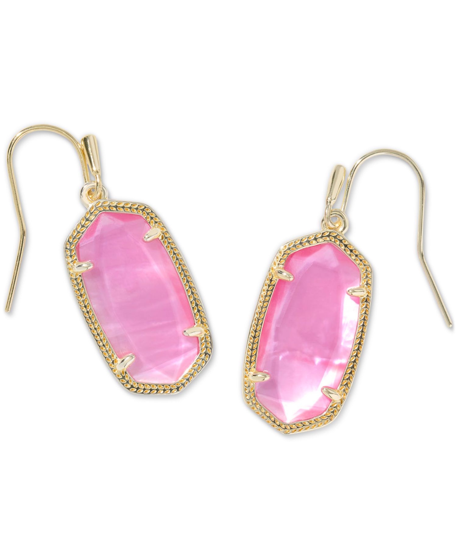 Dani 14K Gold Over Brass Azalea Illusion Drop Earrings