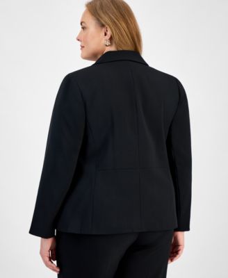 Plus Size Two-Button Blazer