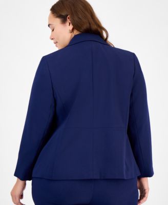 Plus Size Two-Button Blazer