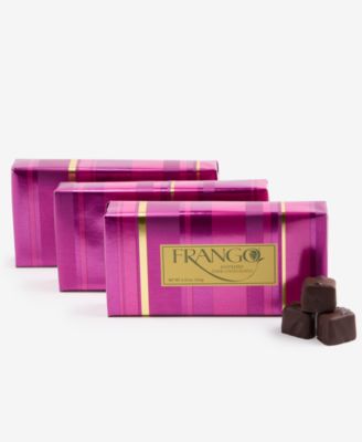 3 Pack Holiday 1/3 LB Wrapped Raspberry Dark Chocolates, Created for Macy's