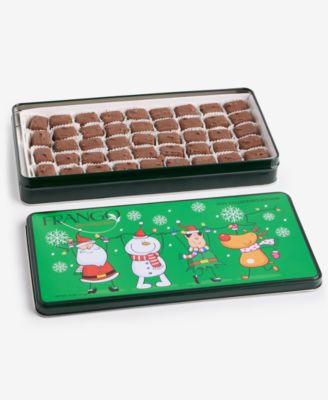 1 LB Holiday Collector's Tin Milk Mint Chocolates