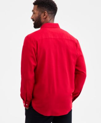 Men's Regular-Fit Flannel Shirt, Created for Macy's