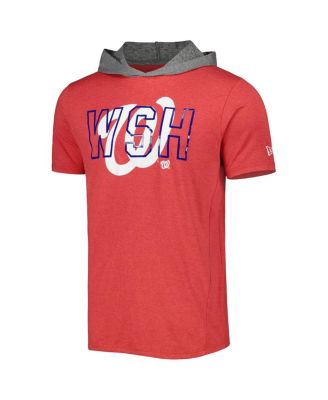Men's Red Washington Nationals Team Hoodie T-Shirt